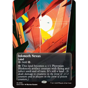 墨蛾の生息地　Inkmoth Nexus ギャラクシーfoil 英)【ギャラクシーFoil】墨蛾の生息地 / Inkmoth Nexus
